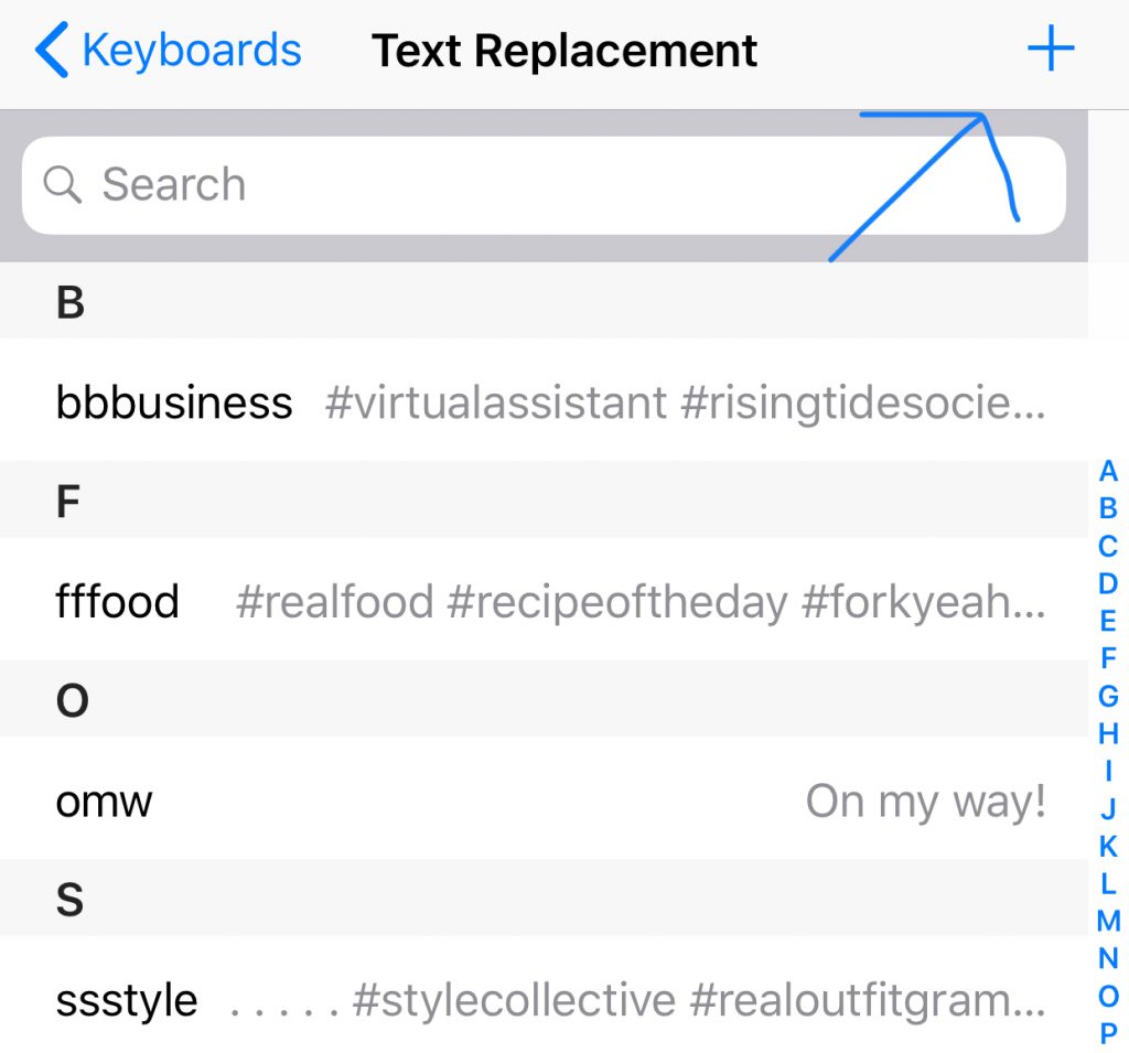Using Text Replacement for Hashtags | Instagram Tips | Social Media Help | Madison Fichtl | Madison-Fichtl.com