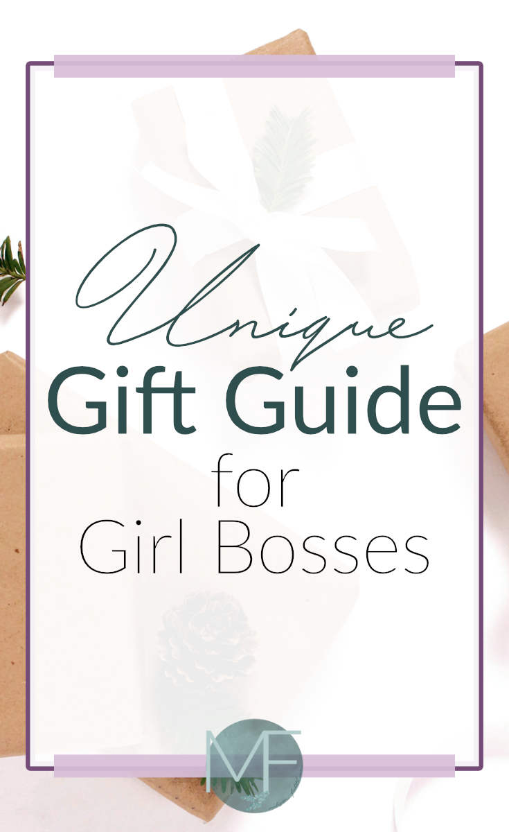 Unique Gift Guide for Girl Bosses | Holiday Gift Ideas | Business Gift Ideas | Madison-Fichtl.com