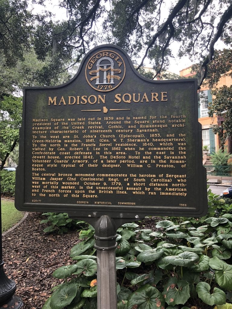 Visiting Savannah, Georgia