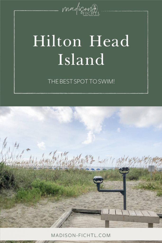 Check out the best spot to swim on Hilton Head Island. And why we loved this beach trip so much!