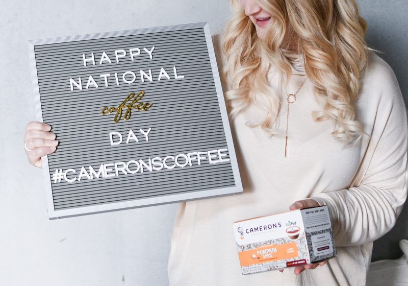 National Coffee Day with Cameron's Coffee