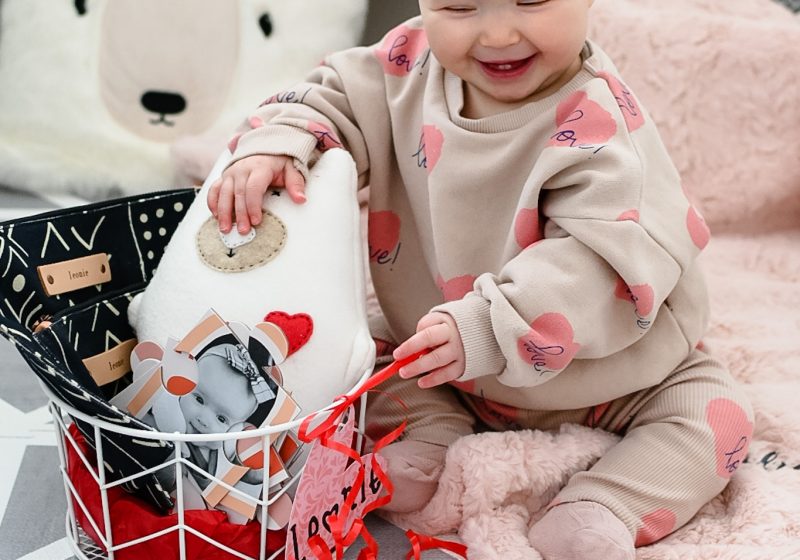 Baby Valentine's Day Basket